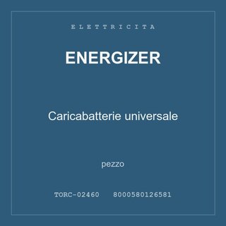 Energizer Caricabatterie universale — pezzo