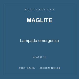 Maglite Lampada emergenza — conf. 3 pz
