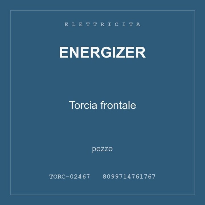 Energizer Torcia frontale — pezzo