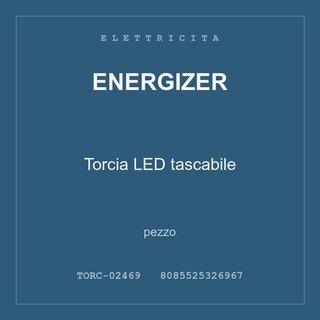 Energizer Torcia LED tascabile — pezzo