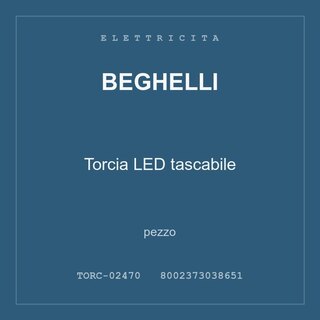 Beghelli Torcia LED tascabile — conf. 8 pz