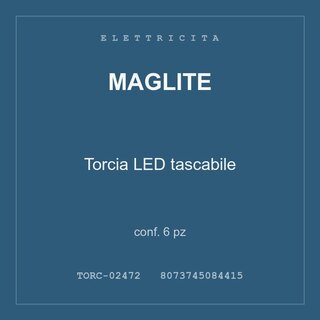 Maglite Torcia LED tascabile — conf. 6 pz