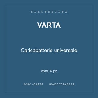 Varta Caricabatterie universale — conf. 6 pz
