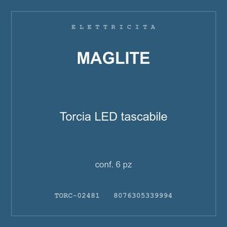 Maglite Torcia LED tascabile — conf. 3 pz