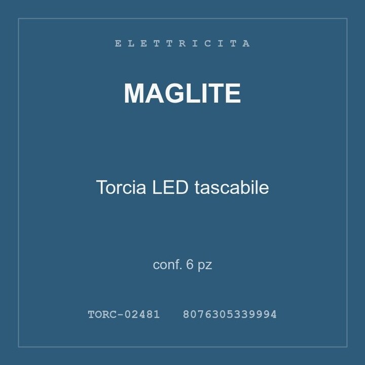 Maglite Torcia LED tascabile — conf. 3 pz