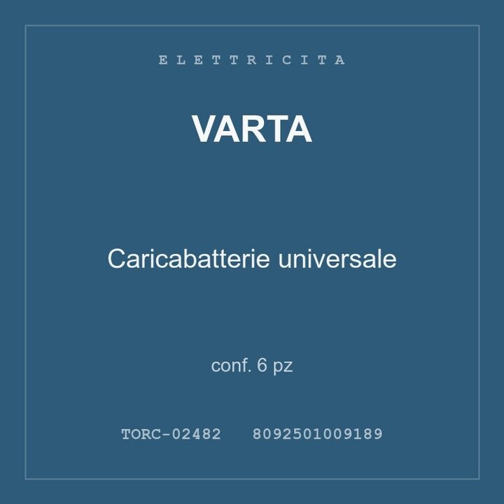 Varta Caricabatterie universale — conf. 3 pz