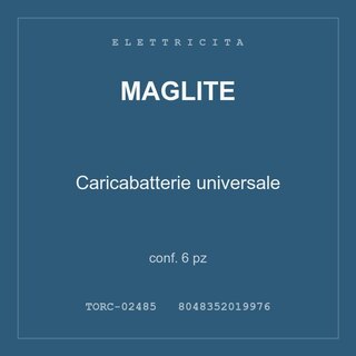 Maglite Caricabatterie universale — conf. 6 pz
