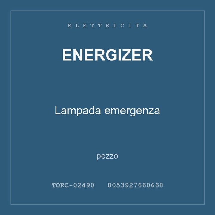 Energizer Lampada emergenza — conf. 2 pz
