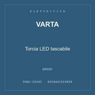 Varta Torcia LED tascabile — conf. 3 pz