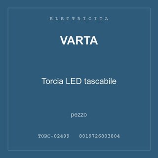 Varta Torcia LED tascabile — conf. 4 pz