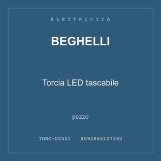 Beghelli Torcia LED tascabile — conf. 24 pz