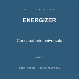 Energizer Caricabatterie universale — conf. 3 pz