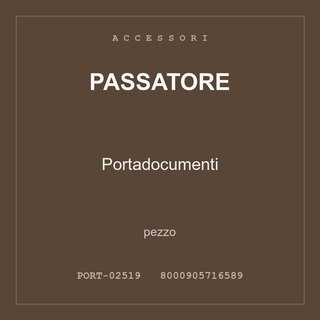 Passatore Portadocumenti — pezzo