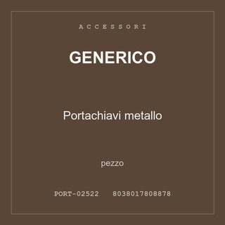 Generico Portachiavi metallo — pezzo