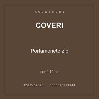 Coveri Portamonete zip — conf. 12 pz