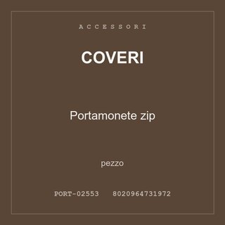 Coveri Portamonete zip — conf. 2 pz