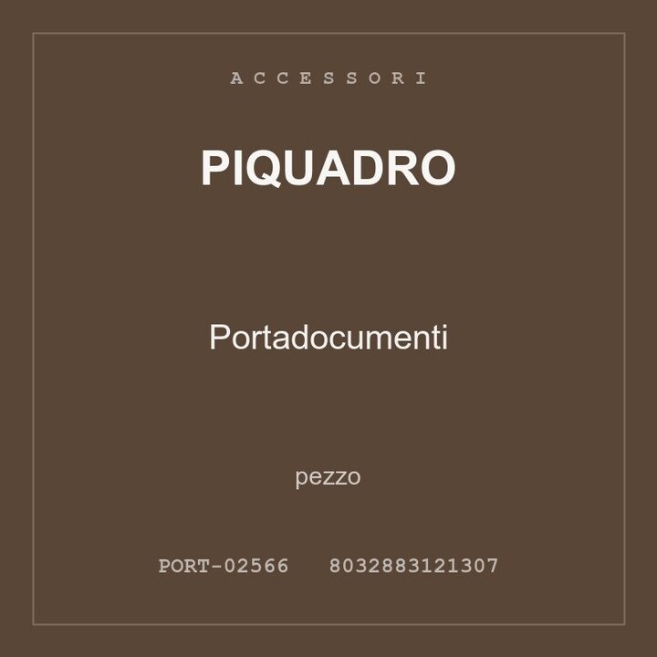 Piquadro Portadocumenti — conf. 2 pz