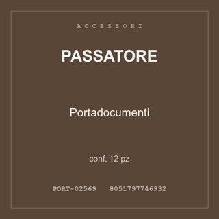 Passatore Portadocumenti — conf. 25 pz