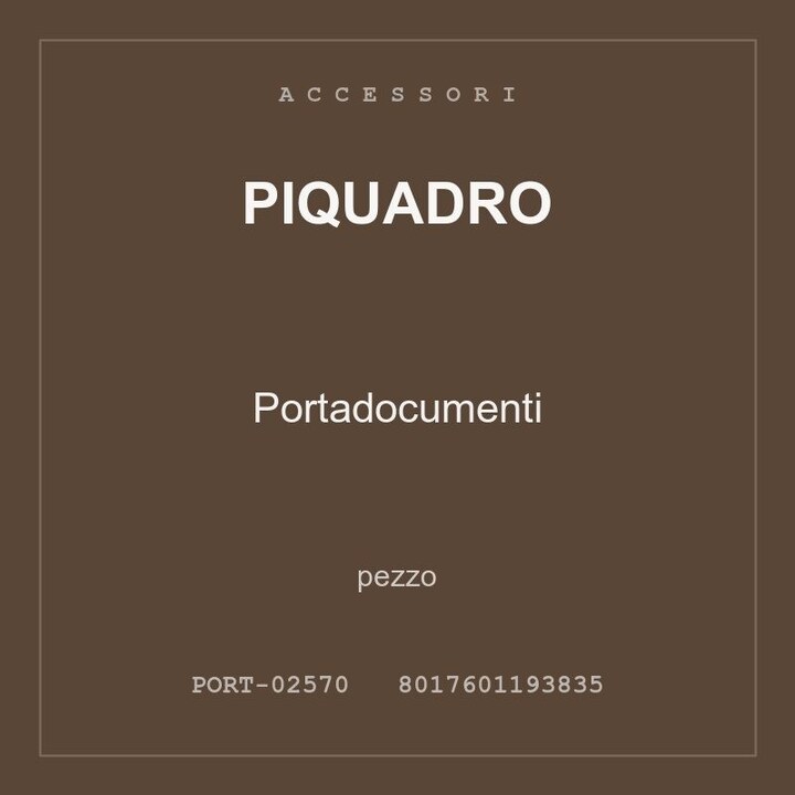 Piquadro Portadocumenti — conf. 3 pz