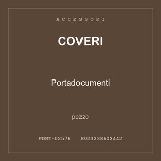 Coveri Portadocumenti — conf. 2 pz