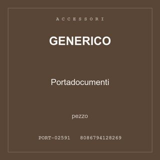 Generico Portadocumenti — conf. 2 pz