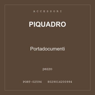 Piquadro Portadocumenti — pezzo singolo