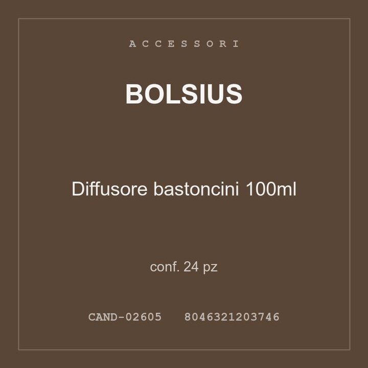 Bolsius Diffusore bastoncini 100ml — conf. 24 pz