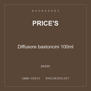 Price's Diffusore bastoncini 100ml — conf. 2 pz