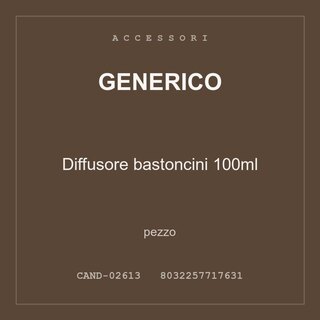 Generico Diffusore bastoncini 100ml — pezzo