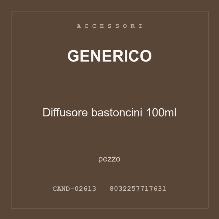 Generico Diffusore bastoncini 100ml — pezzo