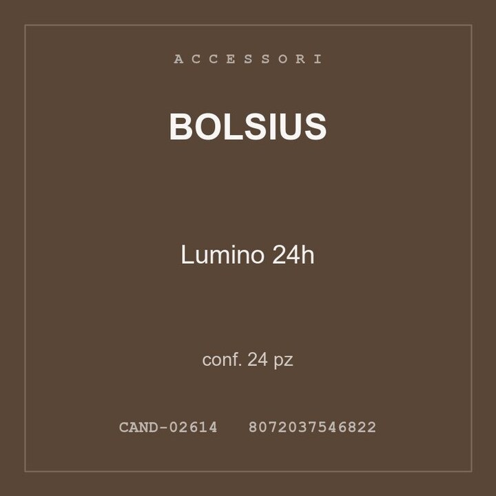 Bolsius Lumino 24h — conf. 24 pz