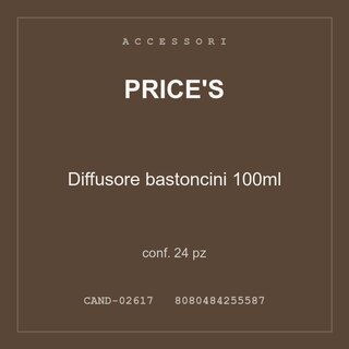 Price's Diffusore bastoncini 100ml — conf. 24 pz