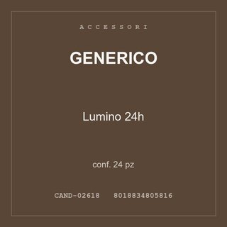 Generico Lumino 24h — conf. 24 pz