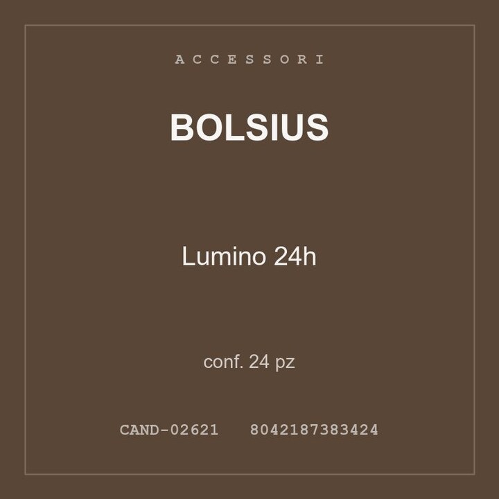 Bolsius Lumino 24h — conf. 12 pz