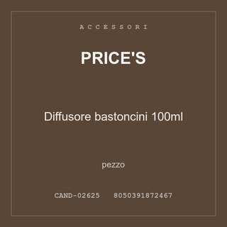 Price's Diffusore bastoncini 100ml — conf. 3 pz