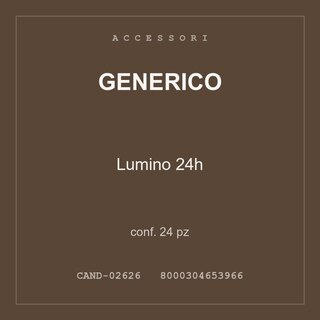 Generico Lumino 24h — conf. 12 pz