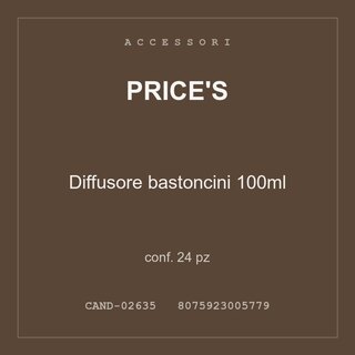 Price's Diffusore bastoncini 100ml — conf. 12 pz