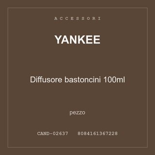Yankee Diffusore bastoncini 100ml — conf. 3 pz