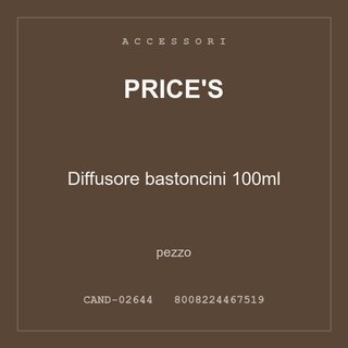 Price's Diffusore bastoncini 100ml — conf. 6 pz