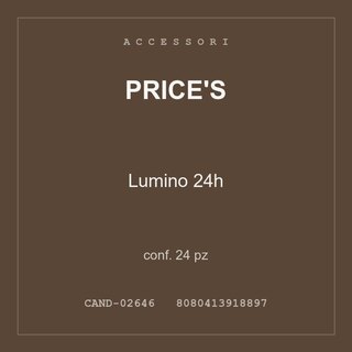 Price's Lumino 24h — conf. 12 pz