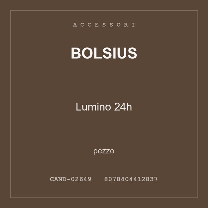 Bolsius Lumino 24h — conf. 2 pz