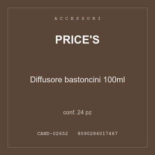 Price's Diffusore bastoncini 100ml — conf. 70 pz