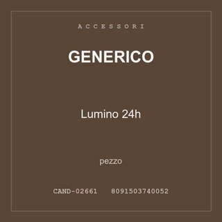 Generico Lumino 24h — conf. 2 pz