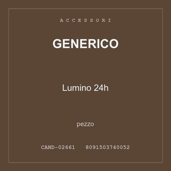 Generico Lumino 24h — conf. 2 pz