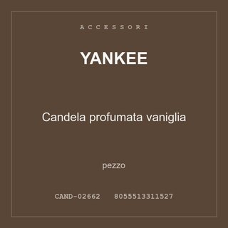 Yankee Candela profumata vaniglia — conf. 3 pz