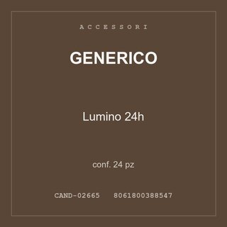 Generico Lumino 24h — conf. 50 pz