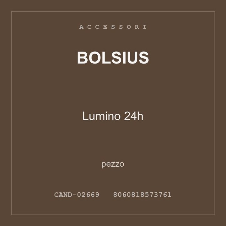 Bolsius Lumino 24h — conf. 3 pz