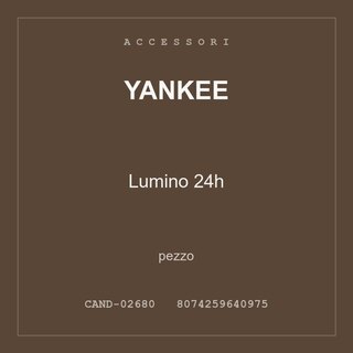 Yankee Lumino 24h — conf. 4 pz