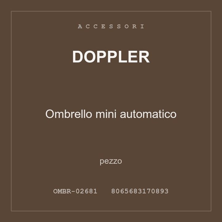 Doppler Ombrello mini automatico — pezzo