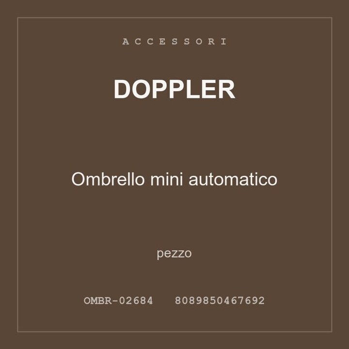 Doppler Ombrello mini automatico — conf. 2 pz